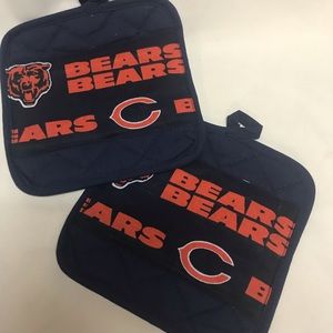 Chicago BEARS  Hot Pad Set 4 pieces New